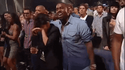 Hugging Happy Kanye West GIF