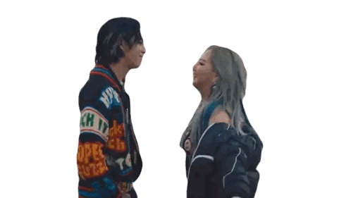 Hugging Lee Chae Rin Sticker