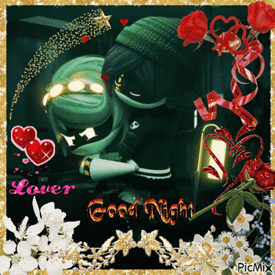 Hugging Man And Woman Saying Good Night Lover GIF