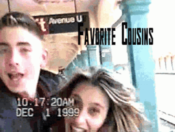 Hugging My Favorite Cousin GIF