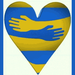 Hugging The Heart Of Ukraine GIF