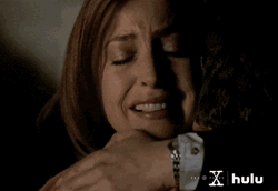 Hugging The X Files Crying GIF