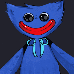 Huggy Wuggy Bloody Transition GIF
