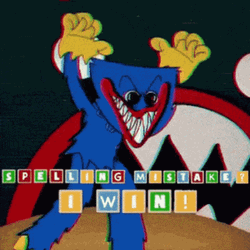Huggy Wuggy Chasing Animation GIF