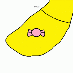 Huggy Wuggy Halloween Treat GIF