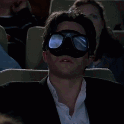 Hugh Grant Wearing Goggles