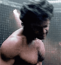 Hugh Jackman Wolverine Logan GIF