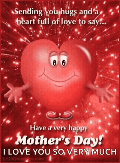 Hugs And Love For Mothers Day GIF