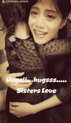 Hugs Love You Sister Baby Girl GIF