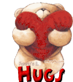 Hugs Love You Sticker GIF
