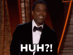  Huh Chris Rock Oscars GIF