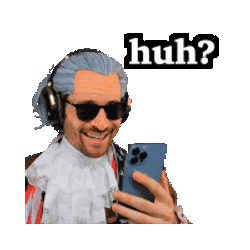 Huh Meme Ben Jammins Sticker GIF