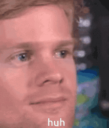 Huh Meme Drew Scanlon Blink GIF