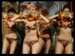 Hula Girls 60S Dancing GIF