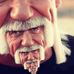 Hulk Hogan Brother Sinister Smile Loop GIF