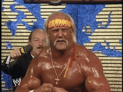 Hulk Hogan Headband Saying Hulk