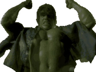 Hulk Out Sticker GIF