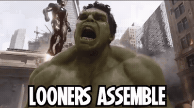 Hulk Screaming Looners Assemble GIF