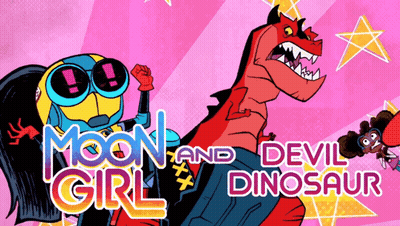 Hulk Standing Next To Red Dinosaur GIF