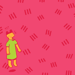 Human And Numbers Floating GIF