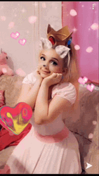 Human Princess Peach GIF