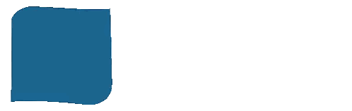 Human To Human Logo With Blue Square Sticker