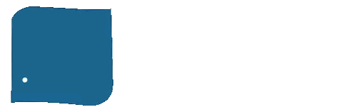 Human To Human Logo With Blue Square Sticker
