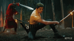 Human Version Epic Zoro Fight GIF