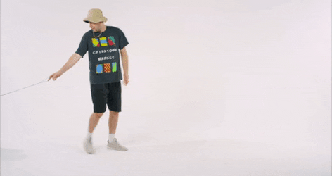 Human Walking Dog GIF