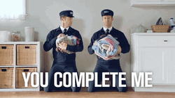 Human Washing Machine You Complete Me GIF