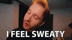 Humid Man Feel Sweaty GIF