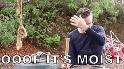 Humid Man Wiping Moist In His Face GIF