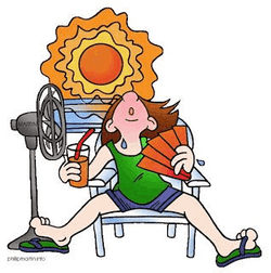 Humid Sitting Under The Sun Is Hot GIF