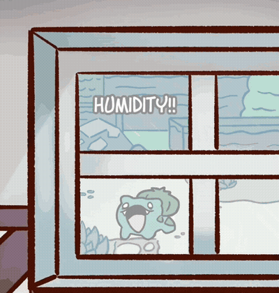 Humidity Warning Cartoon GIF
