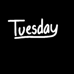 Humor Good Morning Tuesday Text Design GIF