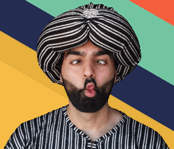 Humorous Funny Guy Sultan  GIF