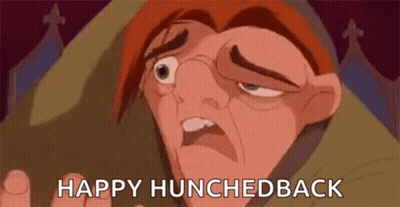Hunchback Of Notre Dame Character Saying Happy Hunchback GIF