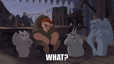Hunchback Of Notre Dame Statues Saying What GIF