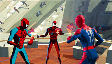 Hundreds Of Spiderman Meme GIF
