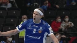 Hungary Handball Player Celebrating