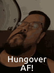 Hungover Af Dizzy Spells Headache Guy