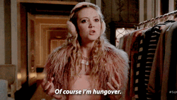 Hungover Of Course Sadie Swenson Scream Queens GIF