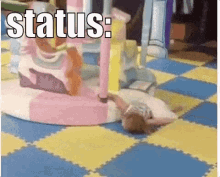 Hungover Status I'm Tired FUnny Kid Meme GIF