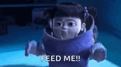 Hungry Boo Feed Me GIF