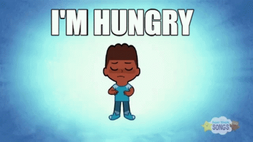 Hungry Cartoon Boy GIF