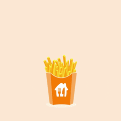 Hungry Fries Snack Lunch Time GIF