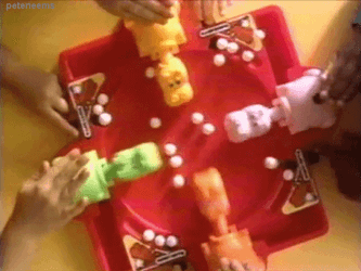 Hungry Hippo 90S Board Game GIF
