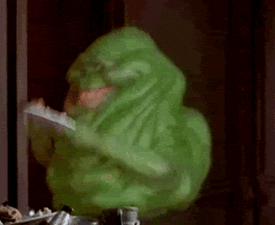 Hungry Hippo Slimer Ghost Busters GIF