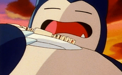 Hungry Hippo Snorlax Munching GIF