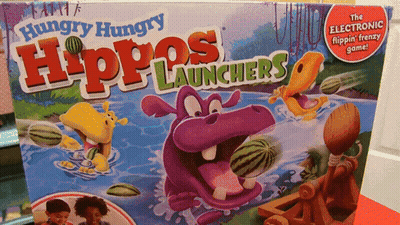 Hungry Hungry Hippos Launchers Electronic Flippin' Frenzy Game GIF
